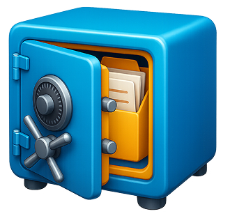 Vault with documents